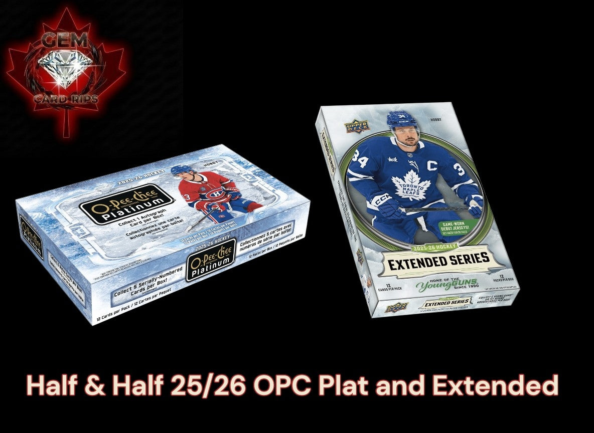 Half & Half 25/26 OPC Platinum and Extended 10 Box PYT #1 of 2